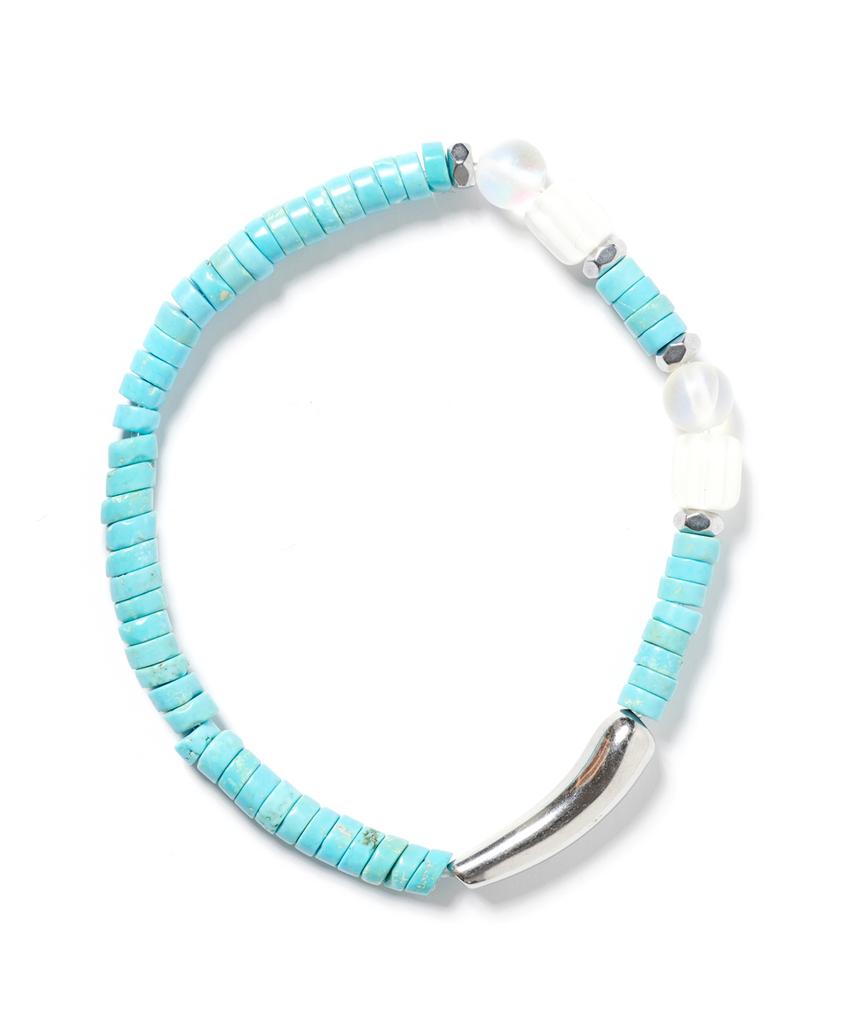 Polalita Turkish Blue Moonstone Bracelet (Plt-Br-035_Bl)