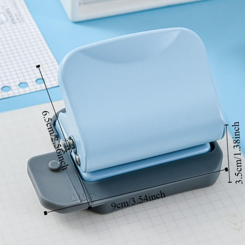 DIY Scrafts 6-hole Paper Punch Paper Cutter DIY Hole Punch 5 Color Loose-leaf Punch  School