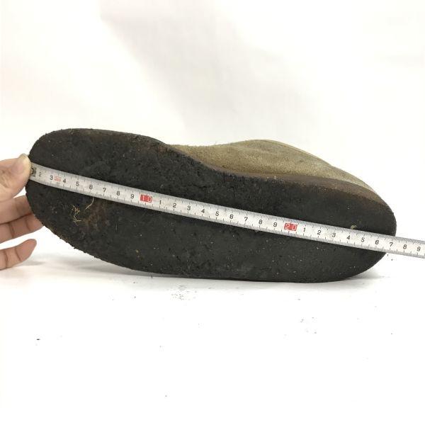 Made in Japan Vintage Burberrys Suede Leather Wallabee Desert Boots Beige Size 5.5 24.0 24.5(USED)