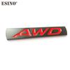 New Car Styling 3D AWD Metal Chrome Zinc Alloy Emblem Car Body Badge Sticker Auto Accessory for Mazda 3 CX-3 CX-5 RX-8 RX-5 Wcgvh11
