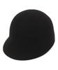 Yunibeosyeolkemiseuteuli Wool Black Round Riding Cap