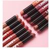 12 Color Matte Lipstick Pencil Waterproof Long Lasting Non-Stick Cup Lip Stain Tint Cosmetic Nude Lipstick Pen Makeup Maquillage