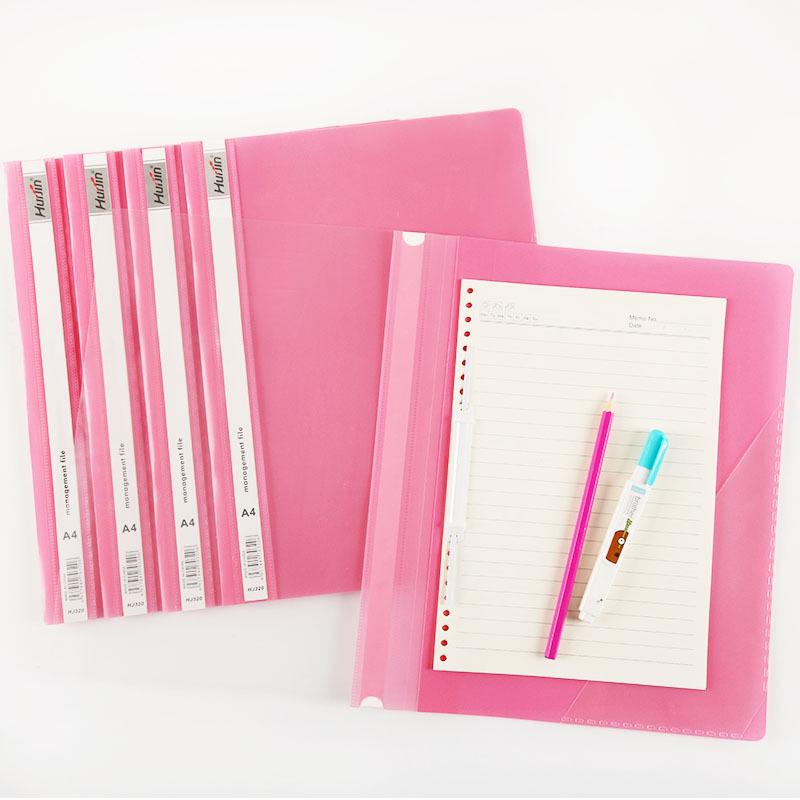 A4 Transparent Two-Page Binder Folder with Two Holes 320