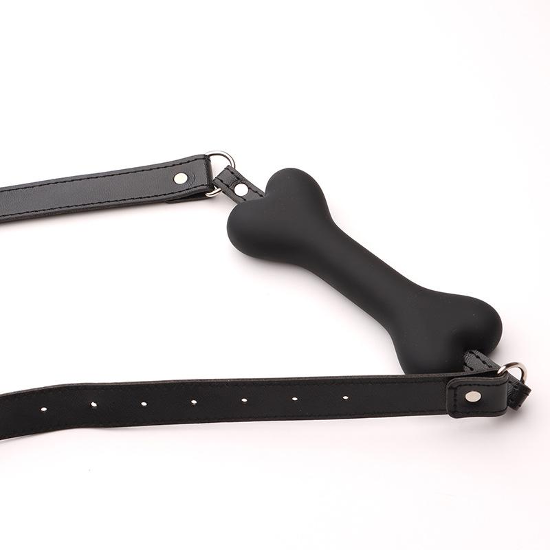 dailySex Toys For Soft Harness Mouth Silicone Dog Bone Ball Gag Open Mouth Gag Bondage Slave Gag Sex Products Women