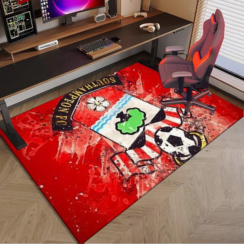 Fc Crest Design Printed Area Rug for Office, Chair Rug, Decorative Carpet Floor Mat, Large Size Fan gifts Christmas gifts