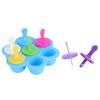 Household Reusable Silicone Ice Cream Molds DIY Making Mold Tool Kitchen Supplies
