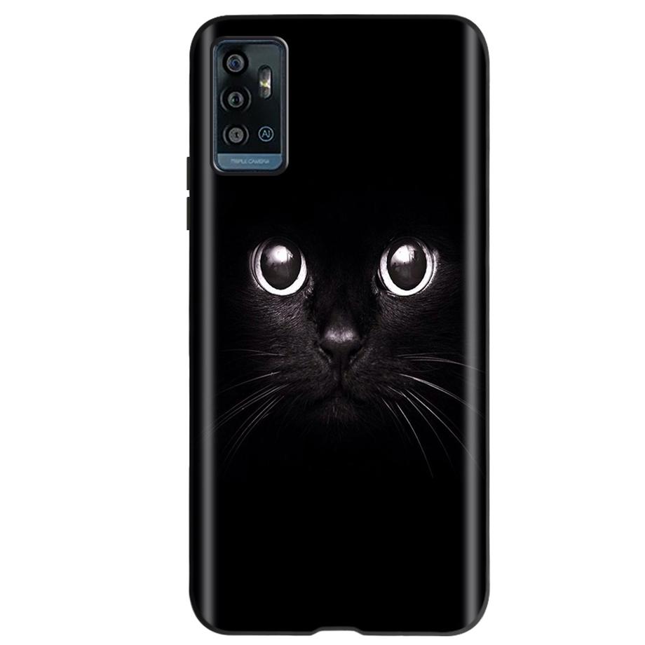 For ZTE Blade A71 Case Silicone Back Cover Phone Cases for zte blade A 71 a71 A7030 Soft Coque Fashion TPU bumper Eiffel Tower