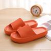 Hot Selling Light Weight Anti-slip Women Sandals Soft Thick Sole House Slides Pure Color Indoor EVA Slides