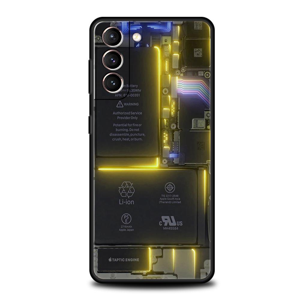 Main Circuit Board Pattern Phone Case Cover for Samsung Galaxy S26 S25 S24 S23 S22 S20 S21 FE Ultra S25 Edge Plus Soft TPU Shell