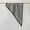 Twill Light Luxury High Sense Simulation Silk Headscarf Waist Triangle Scarf Silk Scarf Multi-Function