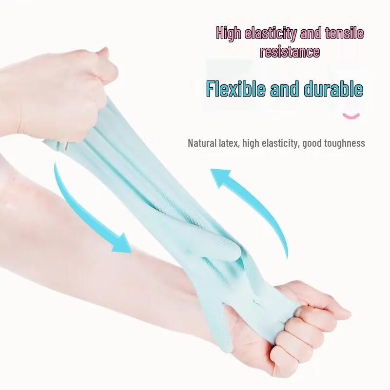 Miaojie Durable Household Gloves - Medium (10 Pairs)
