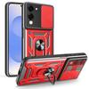 Armor Case For Vivo Y29S 5G Y19S Y04 4G Cover Lens Protection With Ring Magnetic Holder Coque Fundas Capa