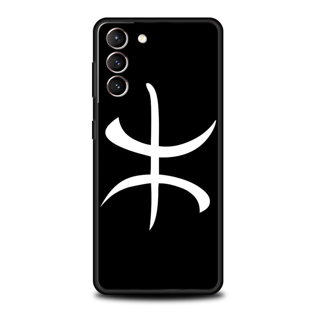 

Amazigh Berber Flag Phone Case For Samsung Galaxy S25 S24 S23 FE S22 Ultra S20 S21 5G S10 Plus S10E Soft Black Cover Samsung S24 Plus