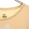 Stussy Made In Japan Short Sleeve T-shirt M Pale Orange Women Used