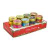 Christmas Edition Scented Candle Tin Set with Dried Flowers - Eight Soy Wax Essential Oil Candles