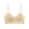 Cloud-Like Seamless Concealer Bra for Women — Slimming, Glittery, Fixed Cup Design, Beautiful Back, Thin and Supportive for Large Busts