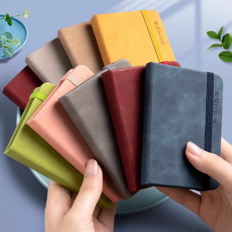 A7 Mini Notebook Portable Pocket Notepad Memo Diary Planner Agenda Organizer 365 Days Notebook Journals Office School Stationery