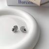 Silver Stud Earrings @0754