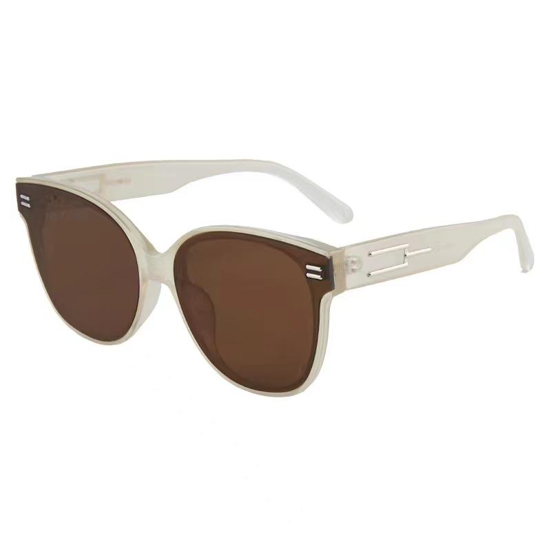 Vintage Retro Style Sunglasses Women Fashion Round Shape Uv Protection Sun Glasses Women Vacation Travelling Female Sunglass