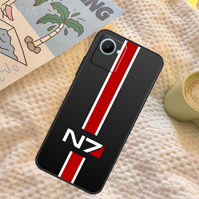 N7 Mass Effect Case For Realme GT6 GT7 Pro C67 C65 C63 C61 C55 C53 C51 C35 C71 C75 11 12 13 14 15 Pro Plus