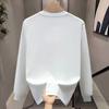 Reines Baumwoll-Schwerlast-Langarm-T-Shirt, Herbst-Trendmarke für junge Männer und Frauen, Locker, Lässig, Aufmüpfig, Gutaussehend, Business-Kleidung