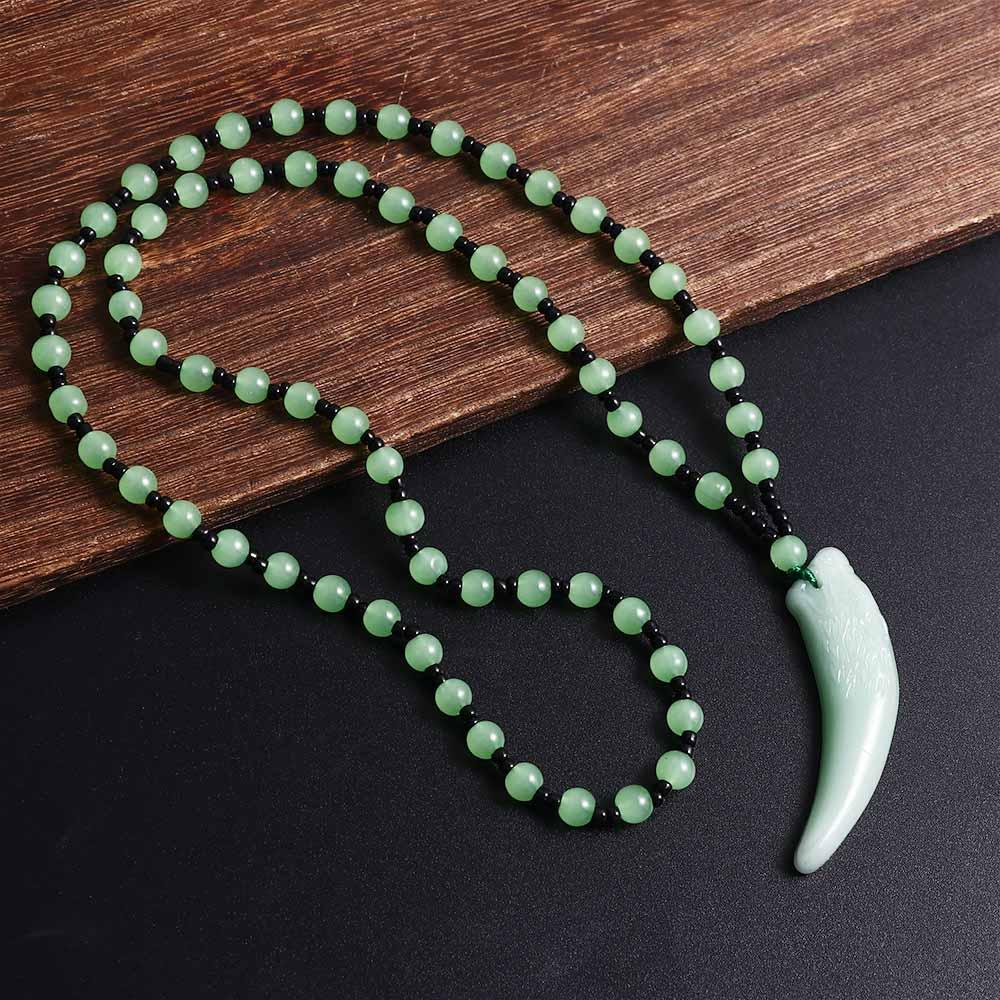 Kleine Perlen Pullover Kette Chinesischer Stil Halskette Mädchen Halskette Herren Halskette Modeschmuck