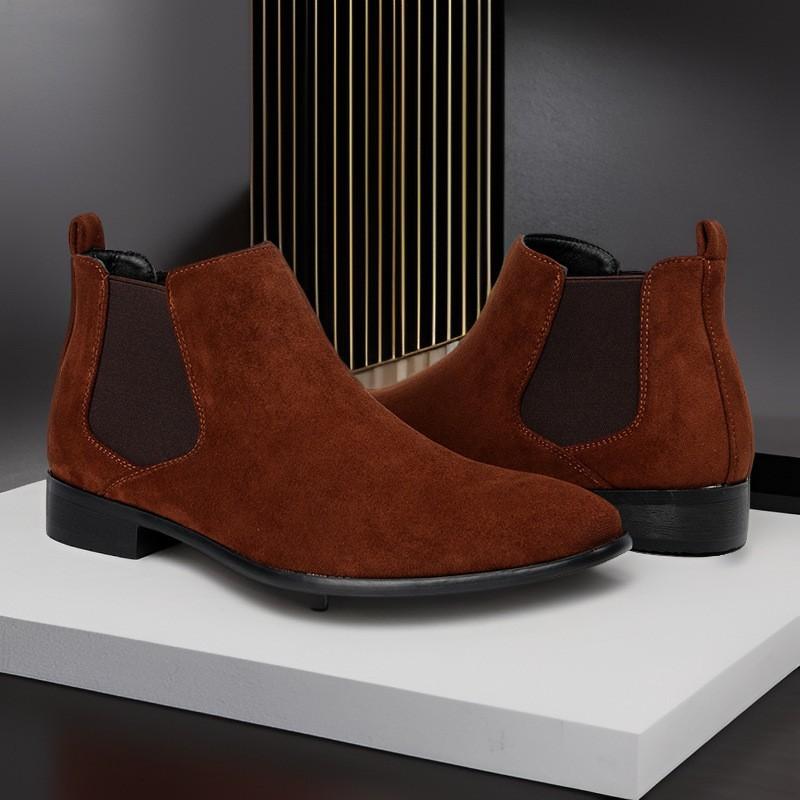AutumnWinter Men's Chelsea Boots Fashion Men's Business Boots Plus Size 40-48