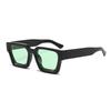 2024 New Arrival Fashion AC Lens Classic Cool Big Frame Glasses Retro Punk Thick square Frame Sunglasses for Women Men