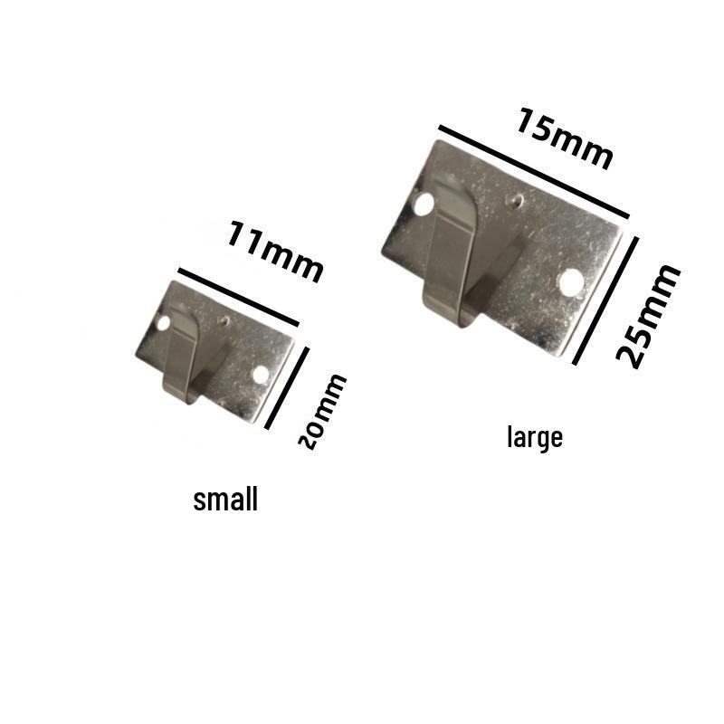 Stainless Steel Adhesive Cable Clips - Wire Organizer Clamps