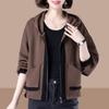 Fashionable Hoodie Jacket Women's Spring Autumn   Casual Trendy Top Loose Fit Coat