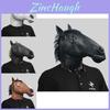 Brown Horse Head Mask Funny Latex Costume Accessory For Parties And Festivals Events