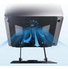 Laptop Metal Stand with Cooling Fan Laptop Stand Desktop Folding Stand  Grey