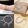 Retro Vintage Bracelet Charm Amulet Talisman Ankh Cross Men Women Egypt Egyptian Key Life Religious Jewelry Gift Hip Hop Rock Goth Gothic