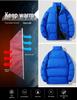 Men's Shiny Hooded Down Cotton Winter Jacket – Thick, Trendy, Short, Plus Size Available
