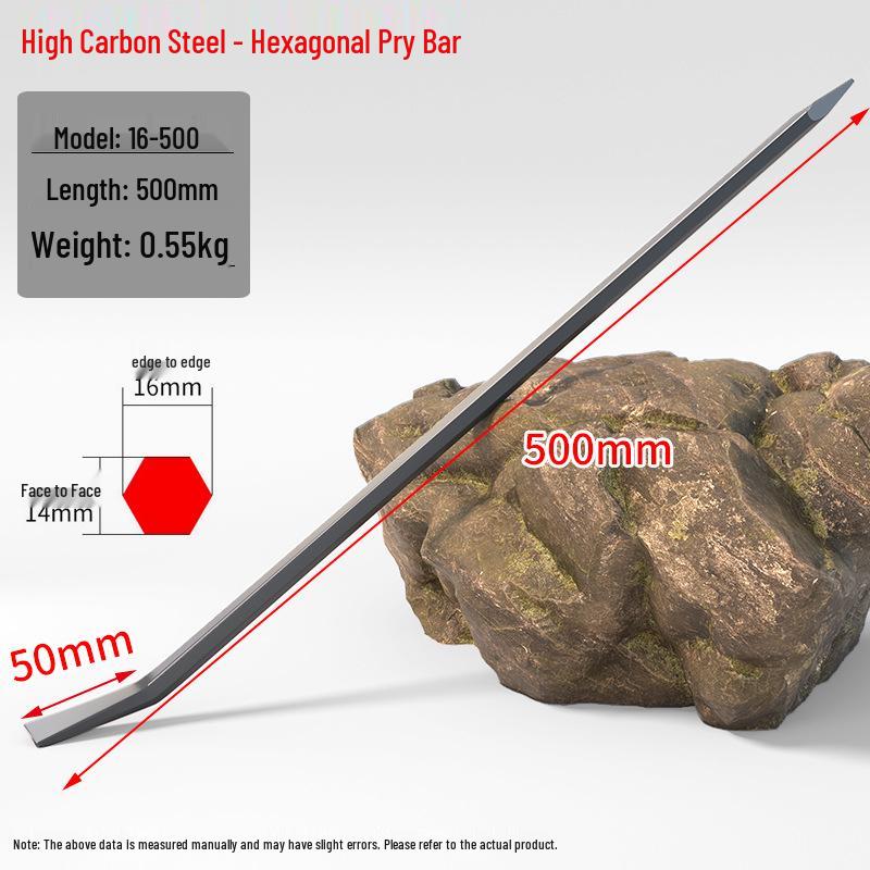 Multifunctional Heavy-Duty Steel Pry Bar with Free Shipping