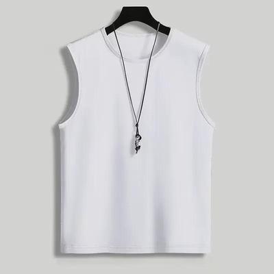 Men's Trendy Sleeveless Summer Sports Vest - Casual Loose Fit for Students and Boys