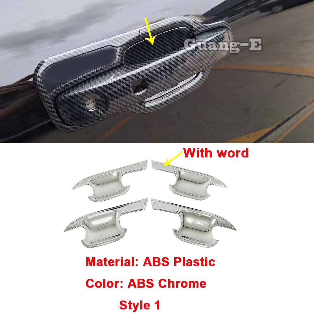 For Ford Ranger T9  2024+ ABS Rear Tail Light Lamp Cover Front Head Light Frame Door Handle Trim Armrest Accessories