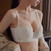 Soft Steel Ring Underwear Women's Thin and Sexy Lace Plus Size Bra Gathered and Supported Summer Thin Bra