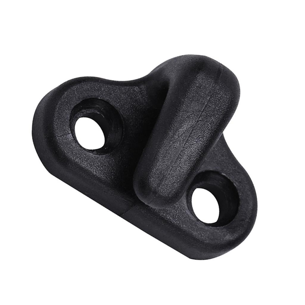 Nylon Kayak Lashing J Shape Hooks Replacement Black With Flat head Screws