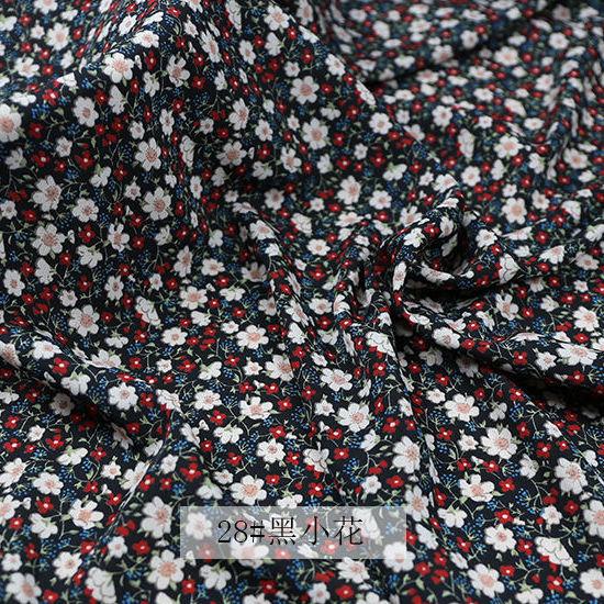 Kwiatowe Szyfonowe Tkaniny Draperowana Miękka Bluzka Sukienka Tkanina Odzieżowa Koreański Słodki DIY Ręcznie Robiona Robótka Ręczna Materiały Odzieżowe Szycie