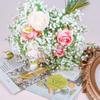 30Pcs Real Touch Fake Gypsophila Bouquet 29cm Length Artificial Flowers Bouquets  Party Decoration