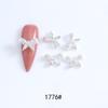 3D Nail Art Charms Bow-Nail Rhinestones Nail Gems Alloy Butterfly-Nail Crystals Diamonds for DIY Nail Art Decorations