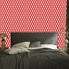 Vichy Coral and Red Plaid Wallpaper for Living Room and Bedroom 50x1000
