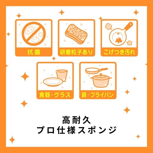 [.co.jp limited] 3M Kitchen Sponge Scrubber Commercial Use Antibacterial Blue 3 Pieces Scotch Brite Sponge Ace S ACE BLU