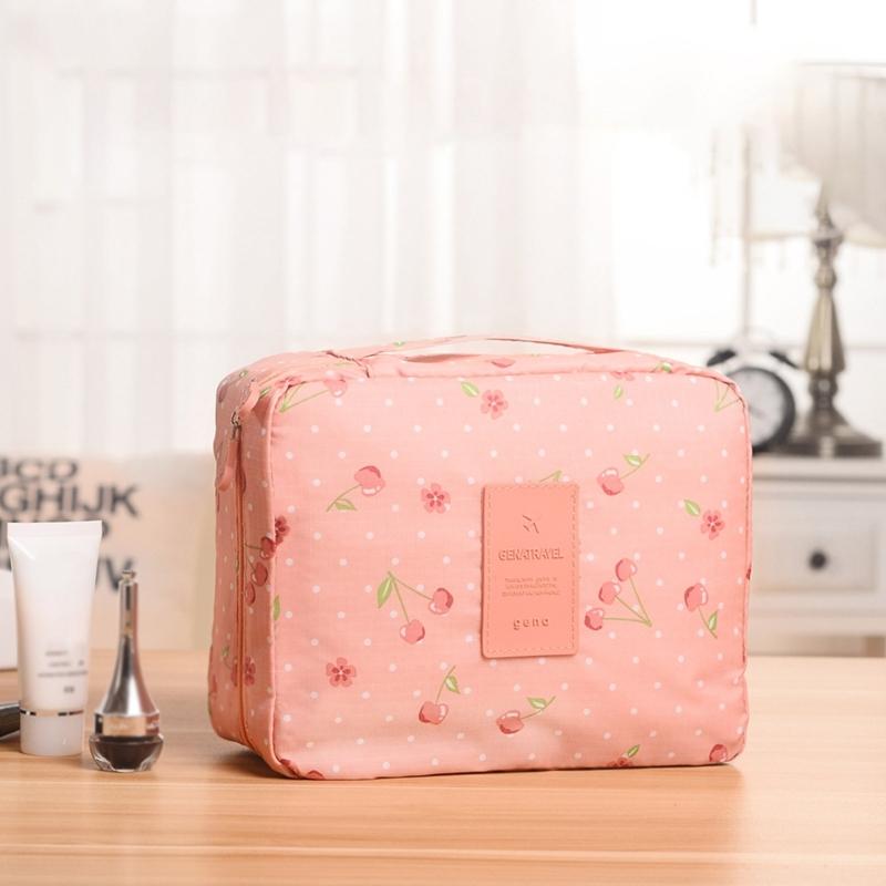 Large Cosmetic Bag Women Zipper Makeup Bag Female Travel Storage Pouch Outdoor Toiletries Organizer