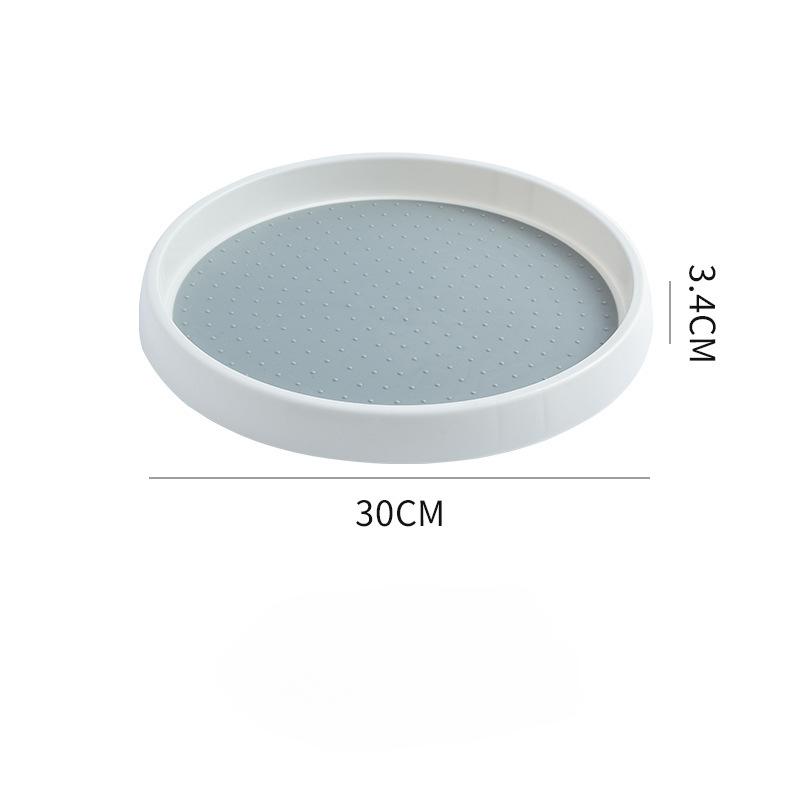 Rotating Condiment Storage Rack Kitchen Condiment Rack TurntableTabletop Cosmetics Storage Rack