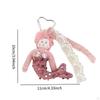 Sequins Mermaid Doll Keychain Backpack Charm for Birthday Gift Handbag Wallet