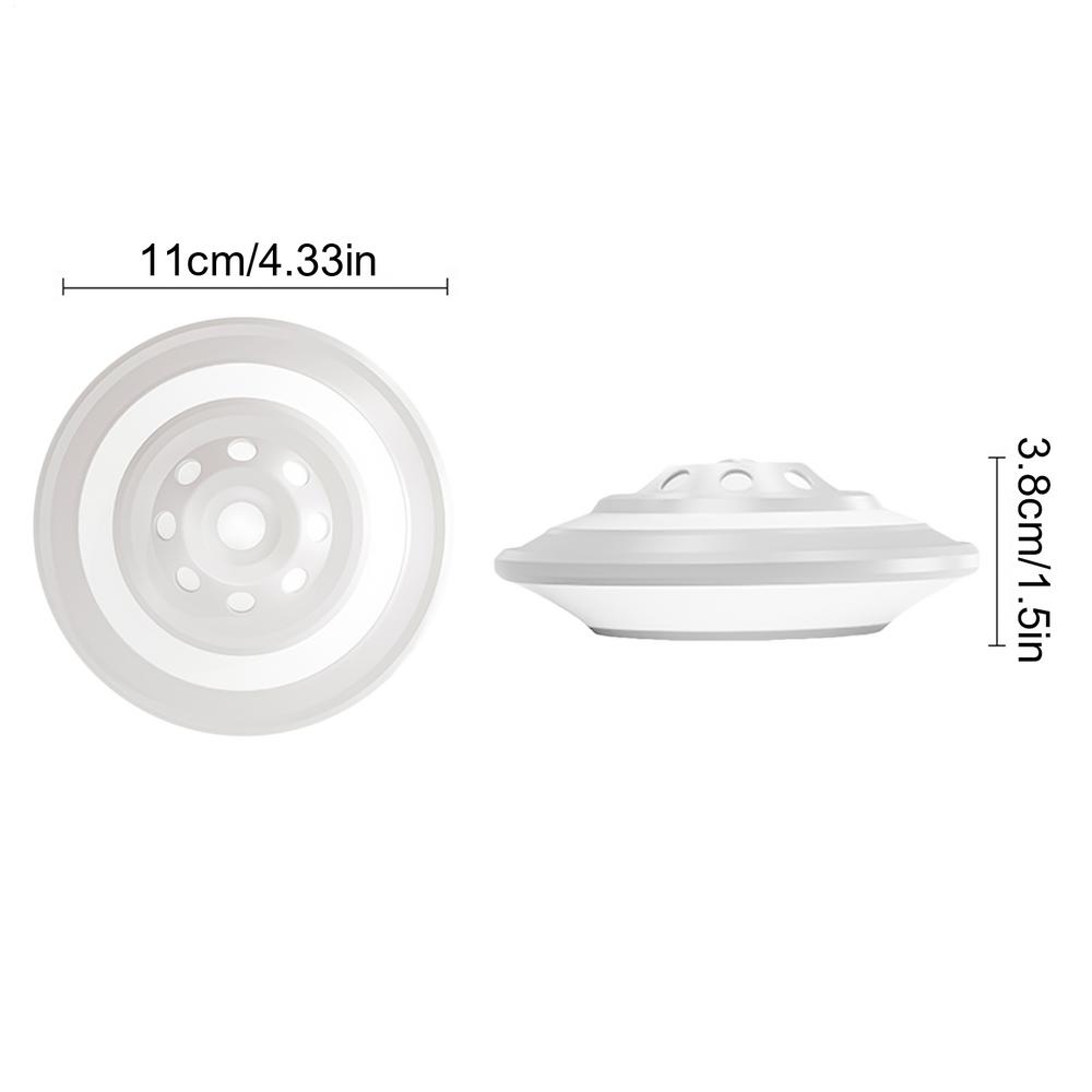 

Motion Sensor Night Light Flat Disc Design Led Under Cabinet Lighting Night Light 3 Color Temps Dimmable Magnetic Closet Lights білий
