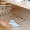 Qinghua PEVA Kitchen Oil-Proof Sticker Drawer Liner, Waterproof Moisture-Proof Shoe Cabinet Dust-Proof Mat, Transparent 60*300cm
