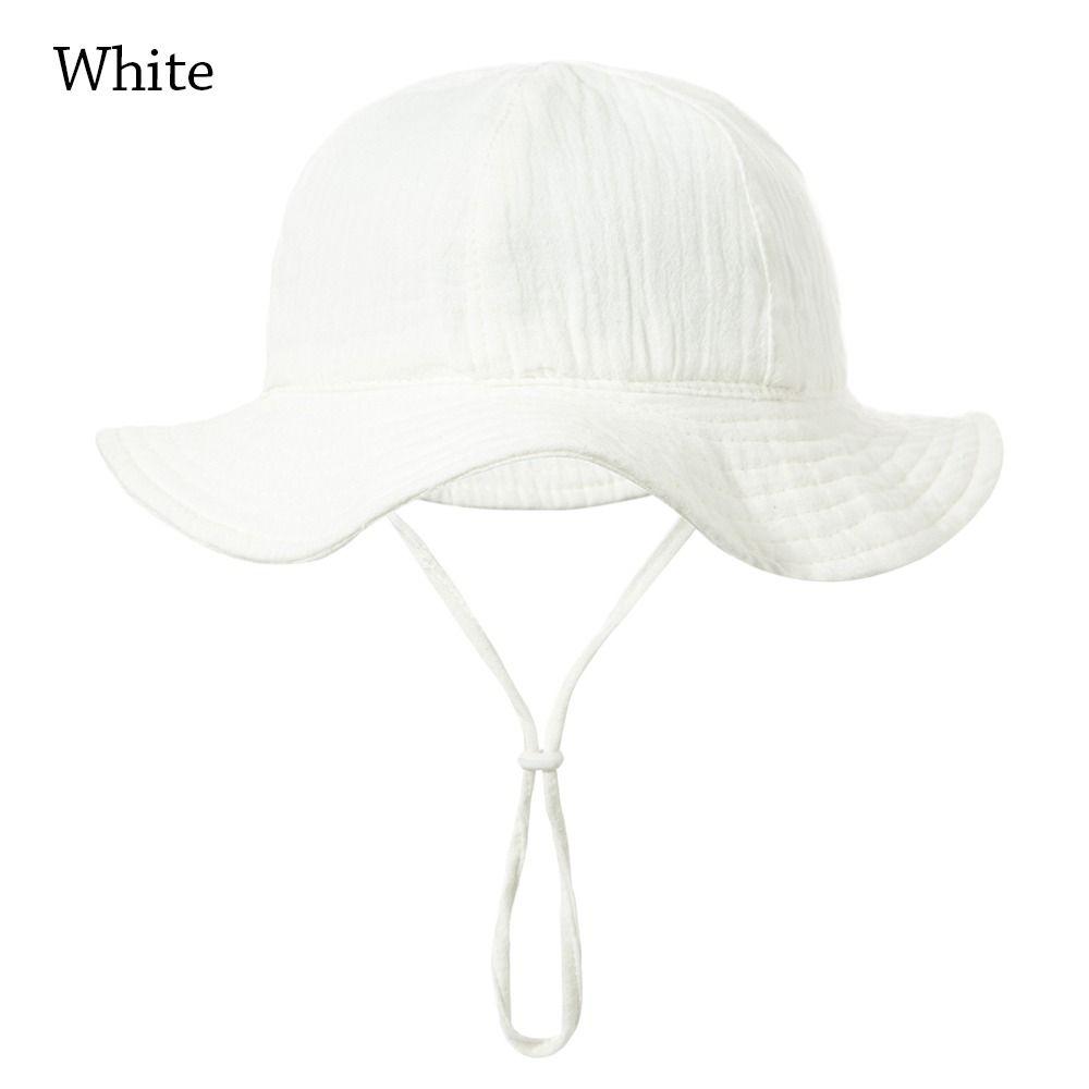 Boys Girls Cute Cartoon Baby Sun Cap Kids Bucket Hat Beach Hat Panama Cap